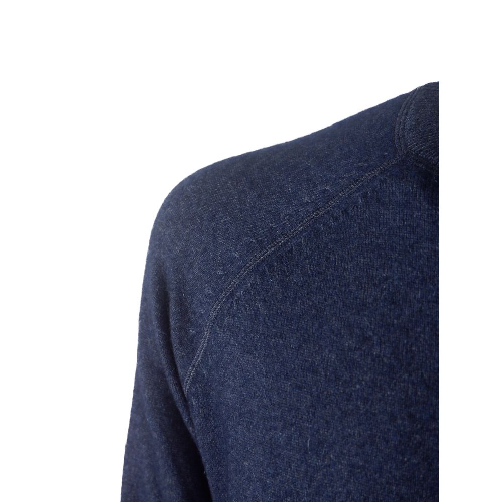 Emilio Romanelli Light Blue Cashmere Men Men's Sweater