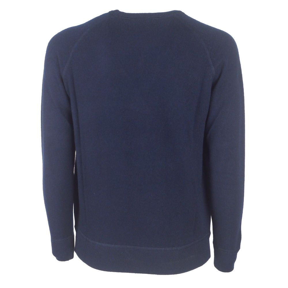 Emilio Romanelli Blue Cashmere Men Men's Sweater