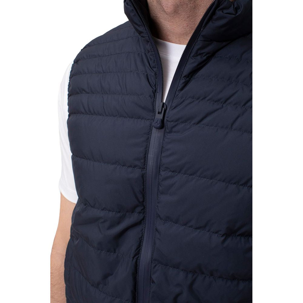 People Of Shibuya Sleek Blue Puffer Vest for a Modern Men's Look