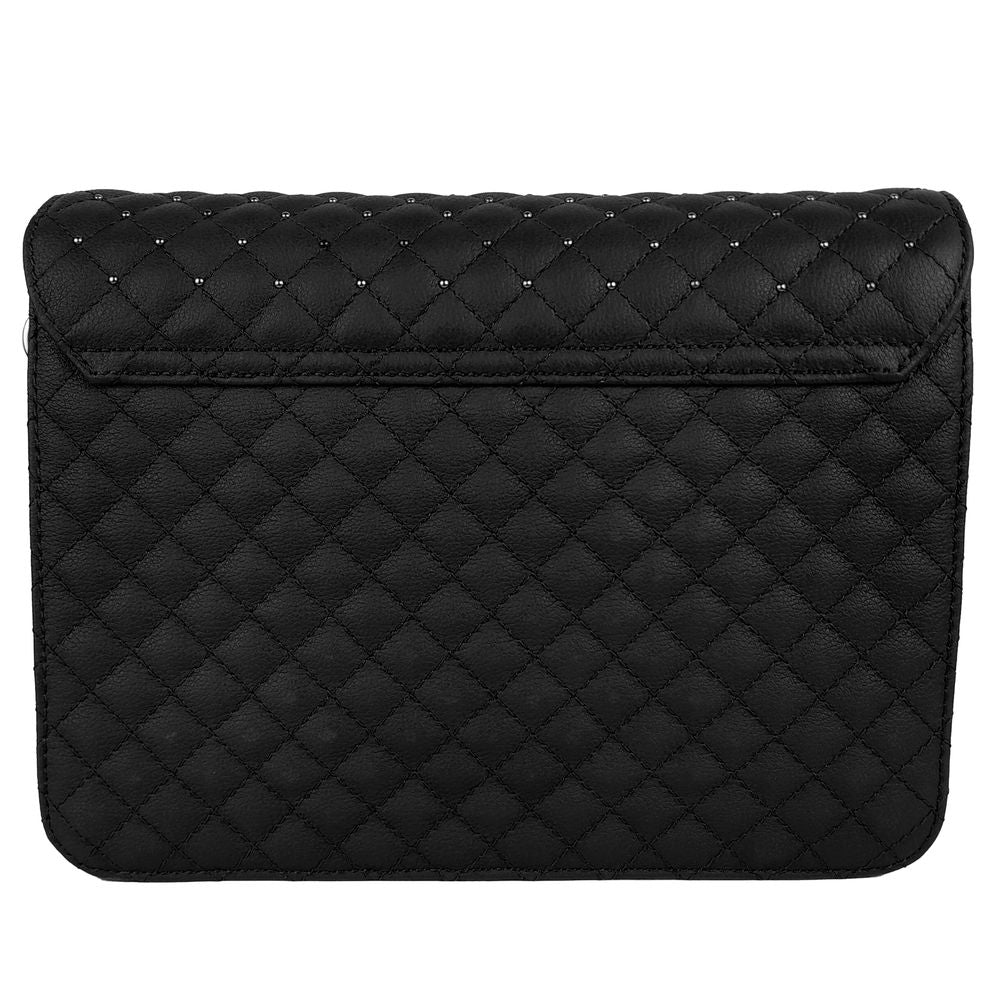 Baldinini Trend Black Calfskin Women Crossbody Women's Bag