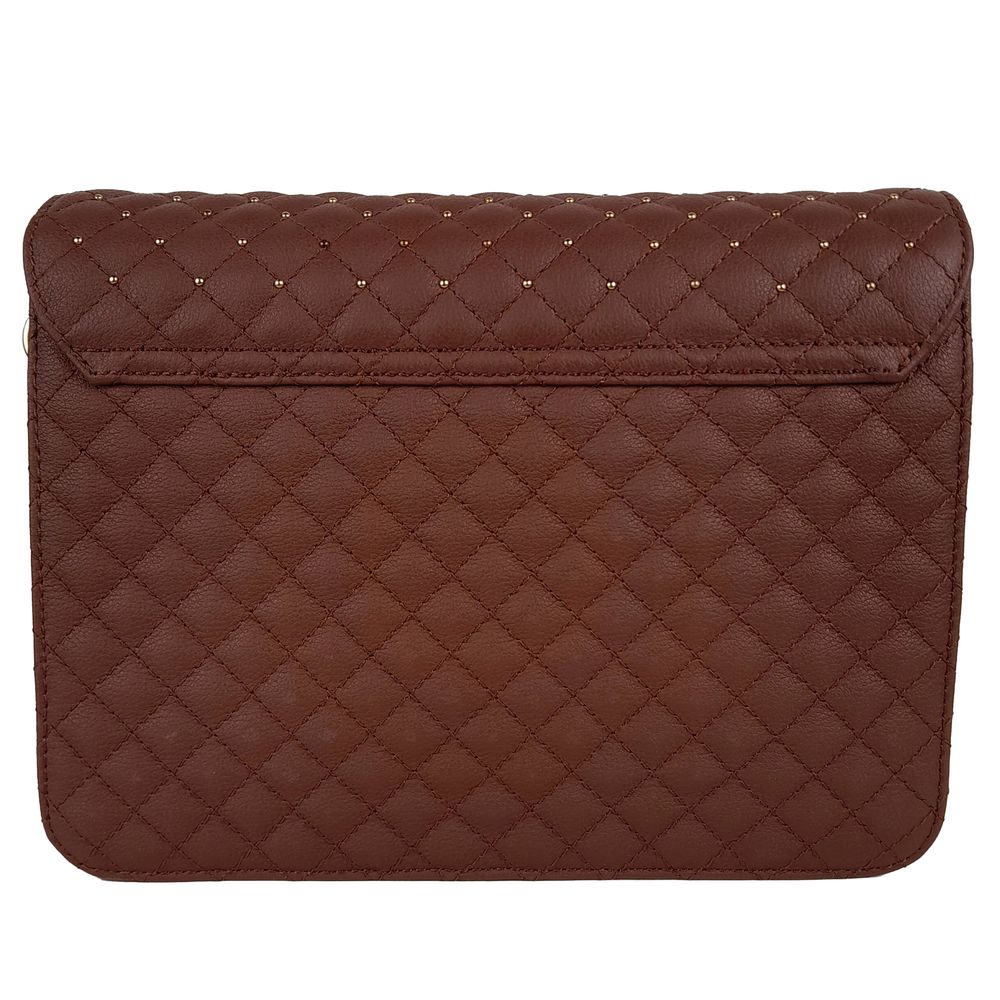 Baldinini Trend Brown Calfskin Women Crossbody Women's Bag