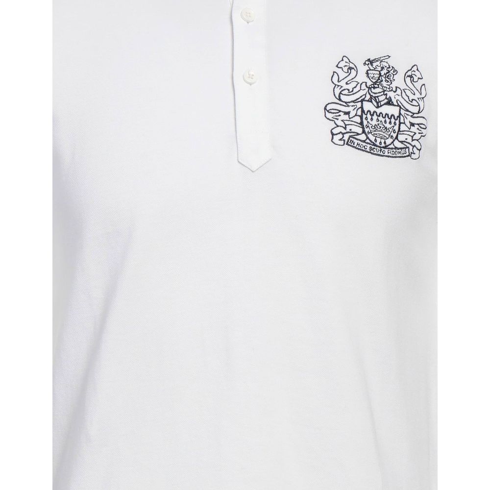 Aquascutum Elegant Cotton Polo with Signature Men's Details
