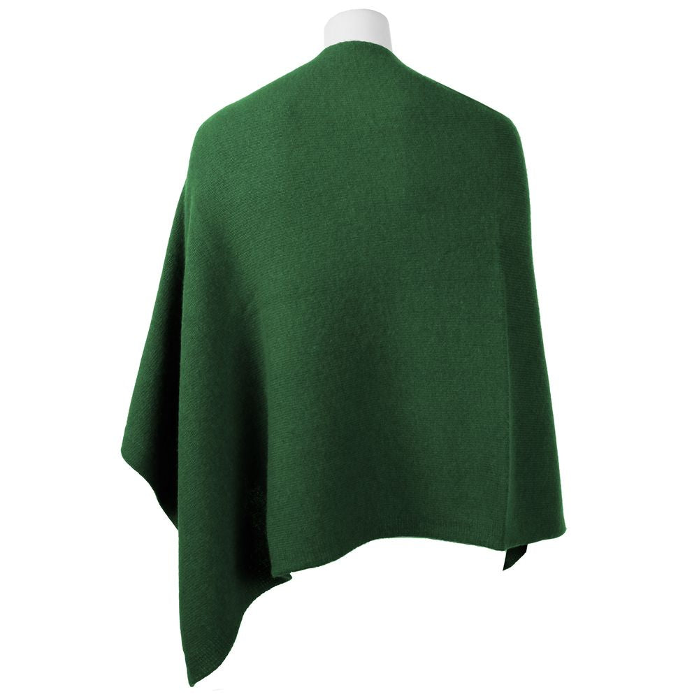 Emilio Romanelli Exquisite Cashmere V-Neck Women's Poncho