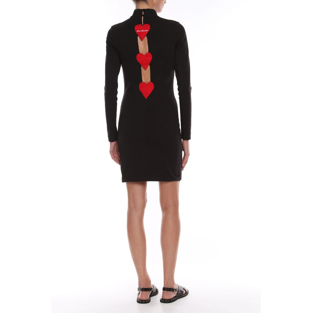 Love Moschino Black Cotton Women Women's Dress