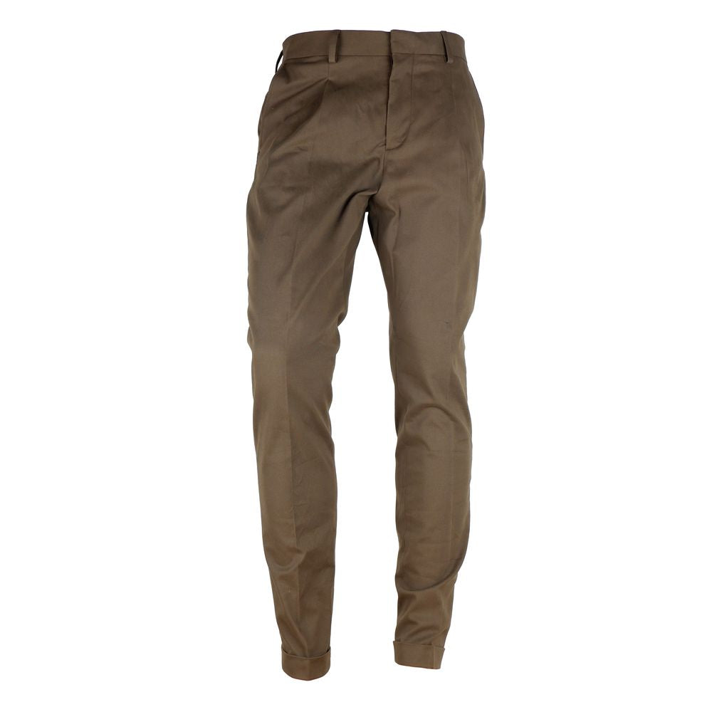 Made in Italy Brown Wool Men Men's Trouser