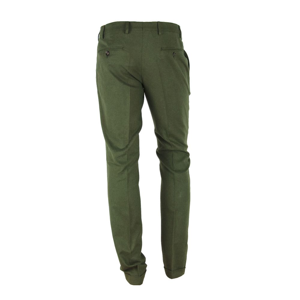 Made in Italy Elegant Winter Cotton Men's Pants