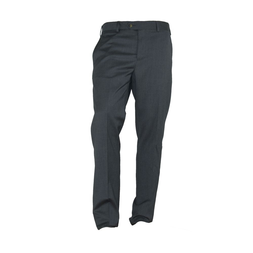 Made in Italy Elegant Italian Gray Men's Trousers