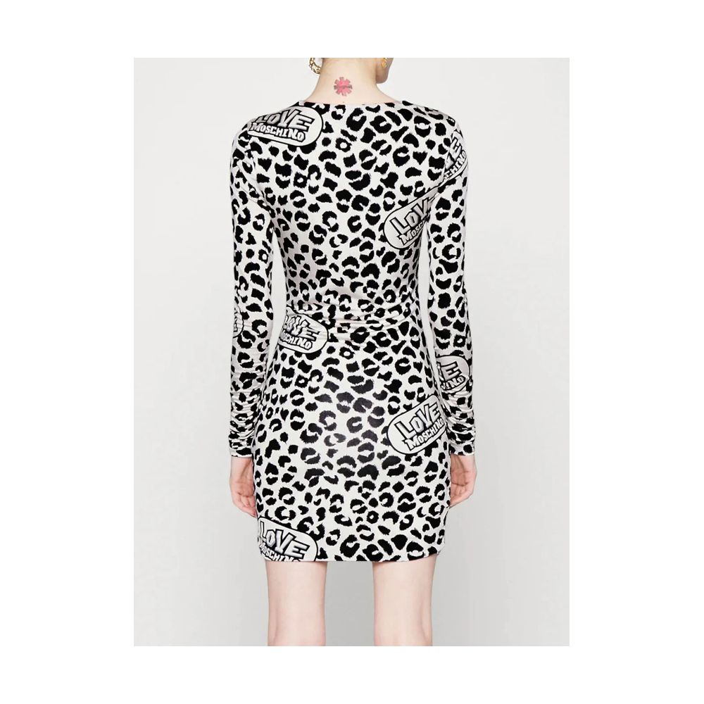 Love Moschino White Viscose Women Women's Dress