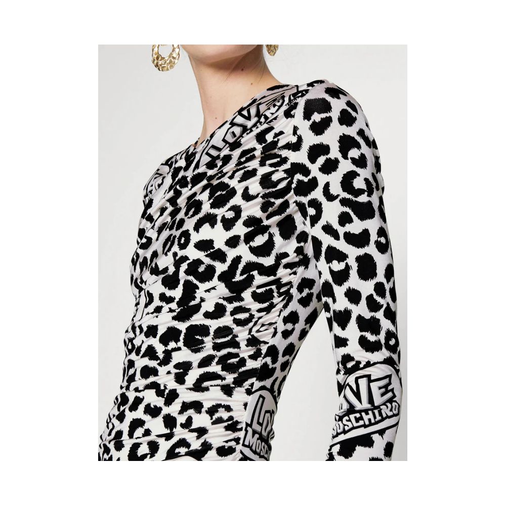 Love Moschino White Viscose Women Women's Dress