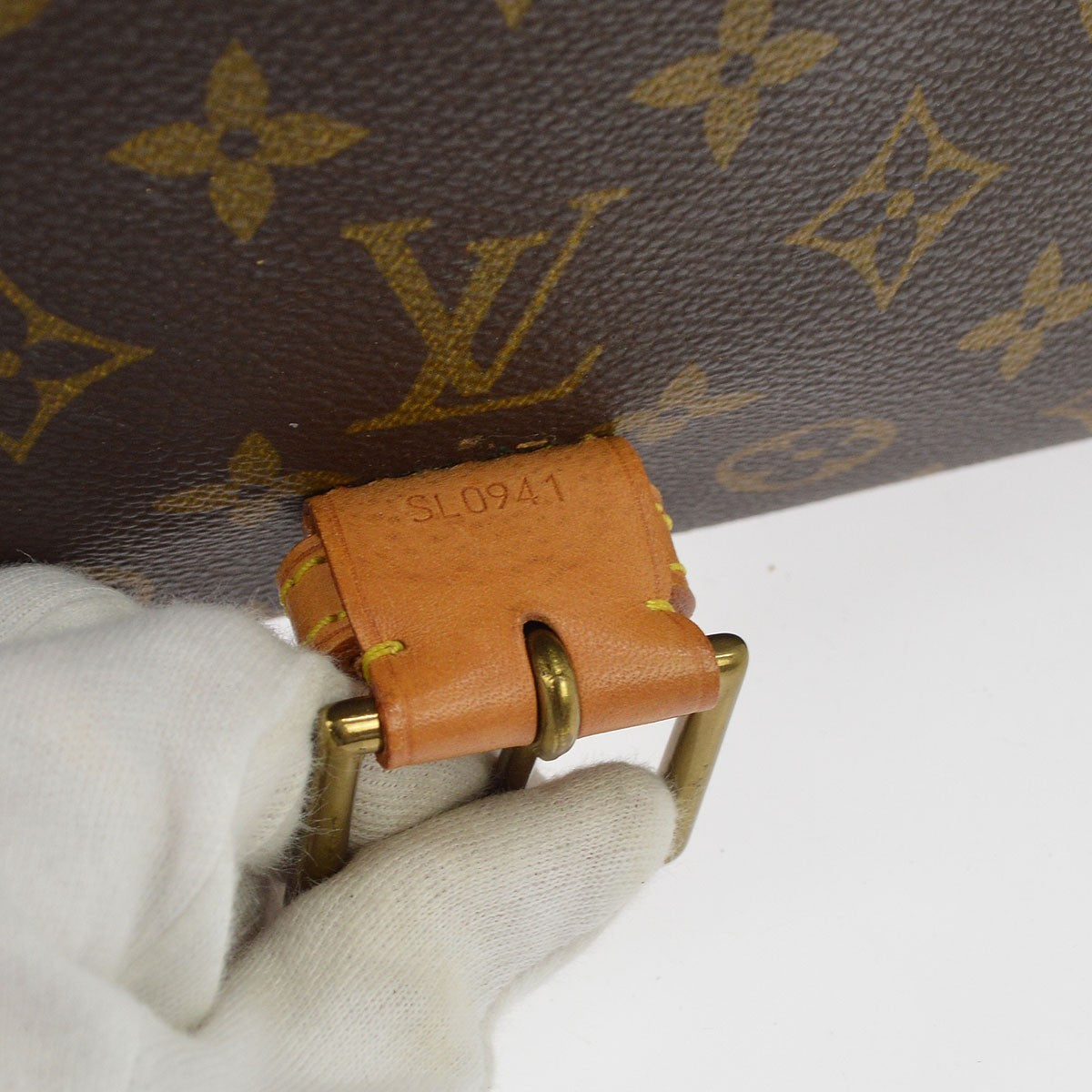 Louis Vuitton Beverly Monogram Canvas Brown Canvas Briefcase Bag (Pre-Owned)