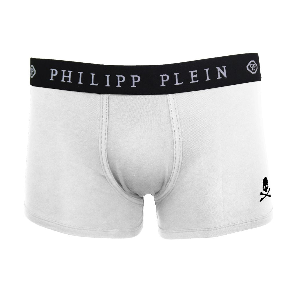 Philipp Plein White Cotton Men's Men's Boxer