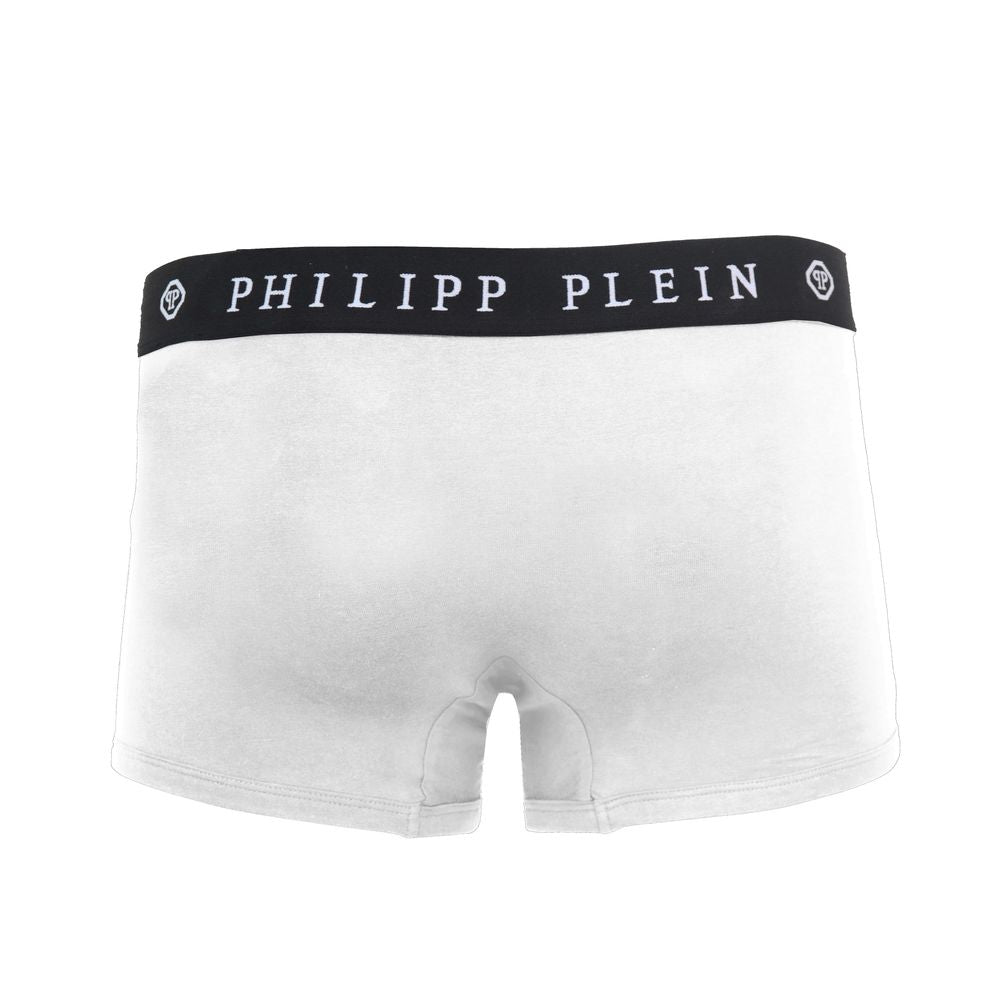 Philipp Plein White Cotton Men's Men's Boxer