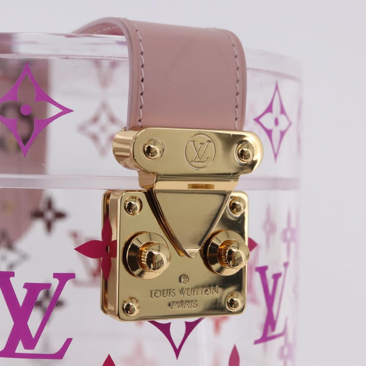 Louis Vuitton Box Scott Trunk Monogram Plexiglass Clear Plastic Wallets Accessory (Pre-Owned)