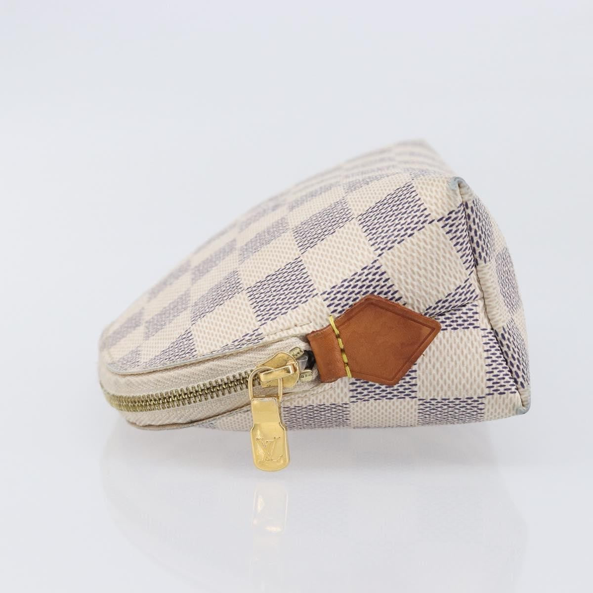 Louis Vuitton Cosmetic Damier Beige Canvas Toiletry Case Accessory (Pre-Owned)
