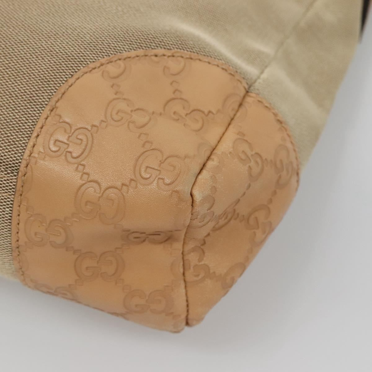 Gucci Original Messenger Gg Canvas Beige Canvas Shoulder Bag Bag (Pre-Owned)