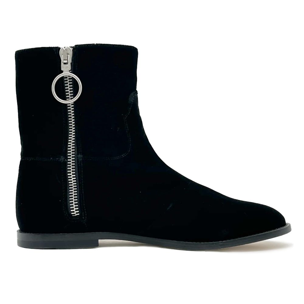 Off-White Black Calfskin Women Ankle Women's Boot