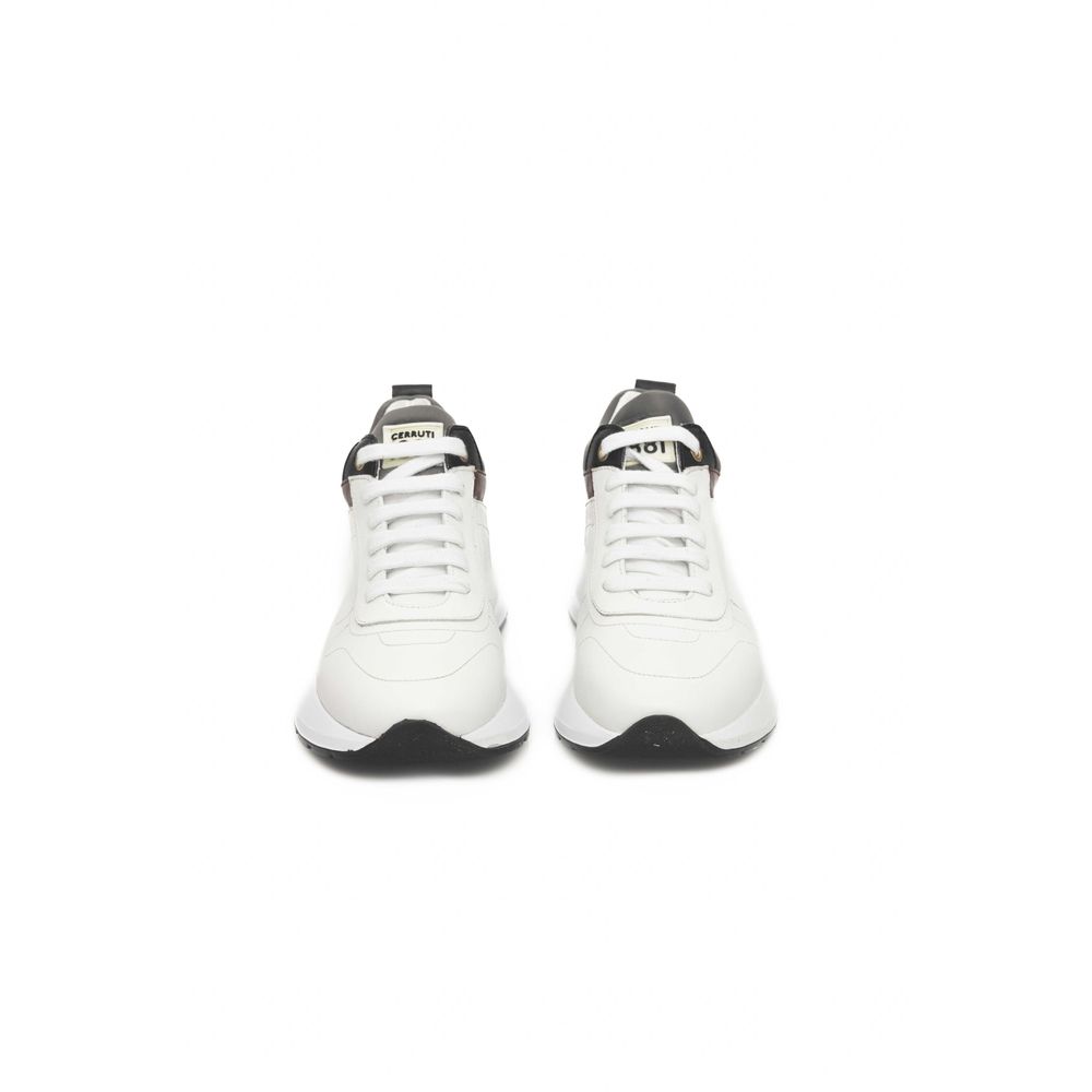 Cerruti 1881 White Leather Women Women's Sneaker