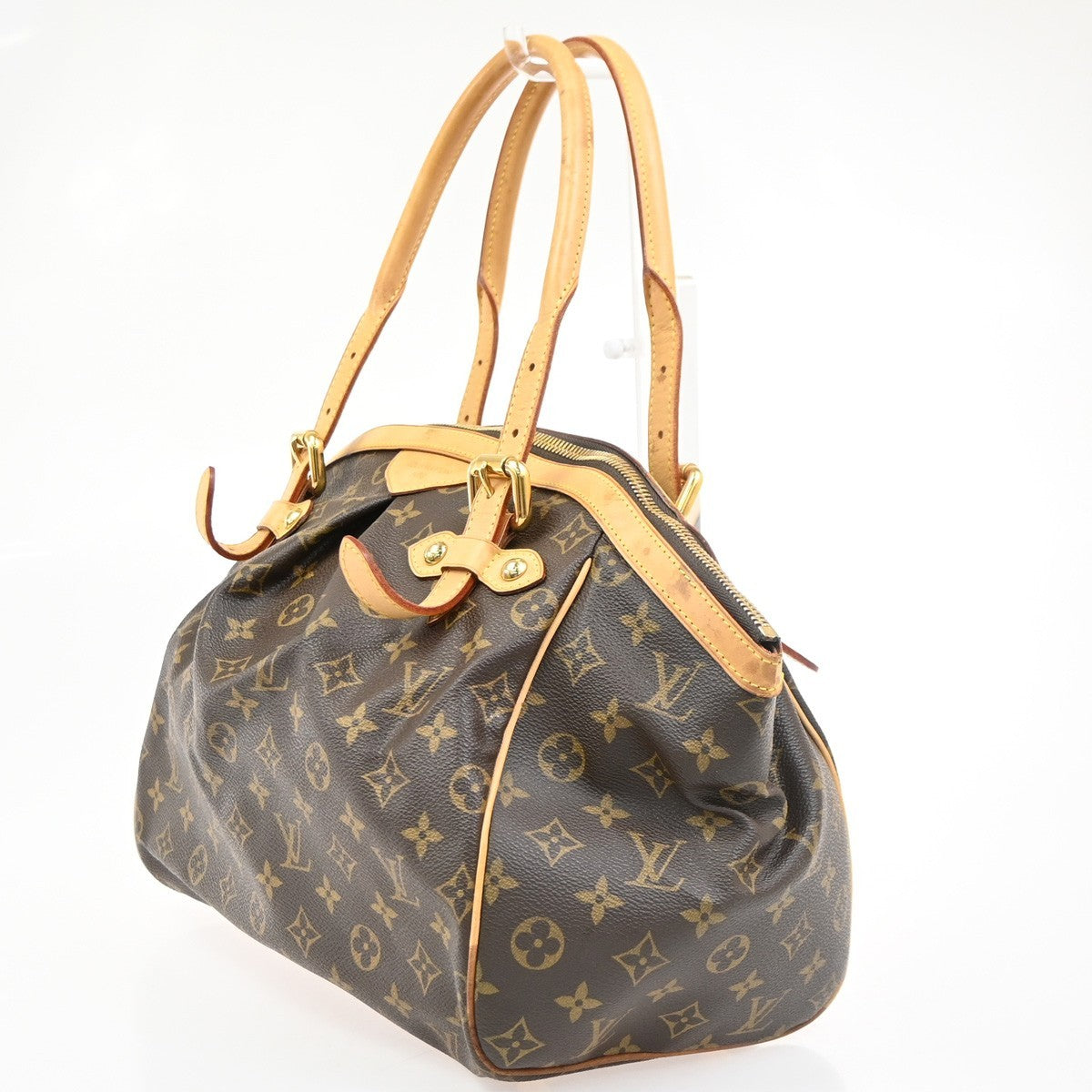 Louis Vuitton Tivoli Monogram Canvas Brown Canvas Handbag (Pre-Owned)