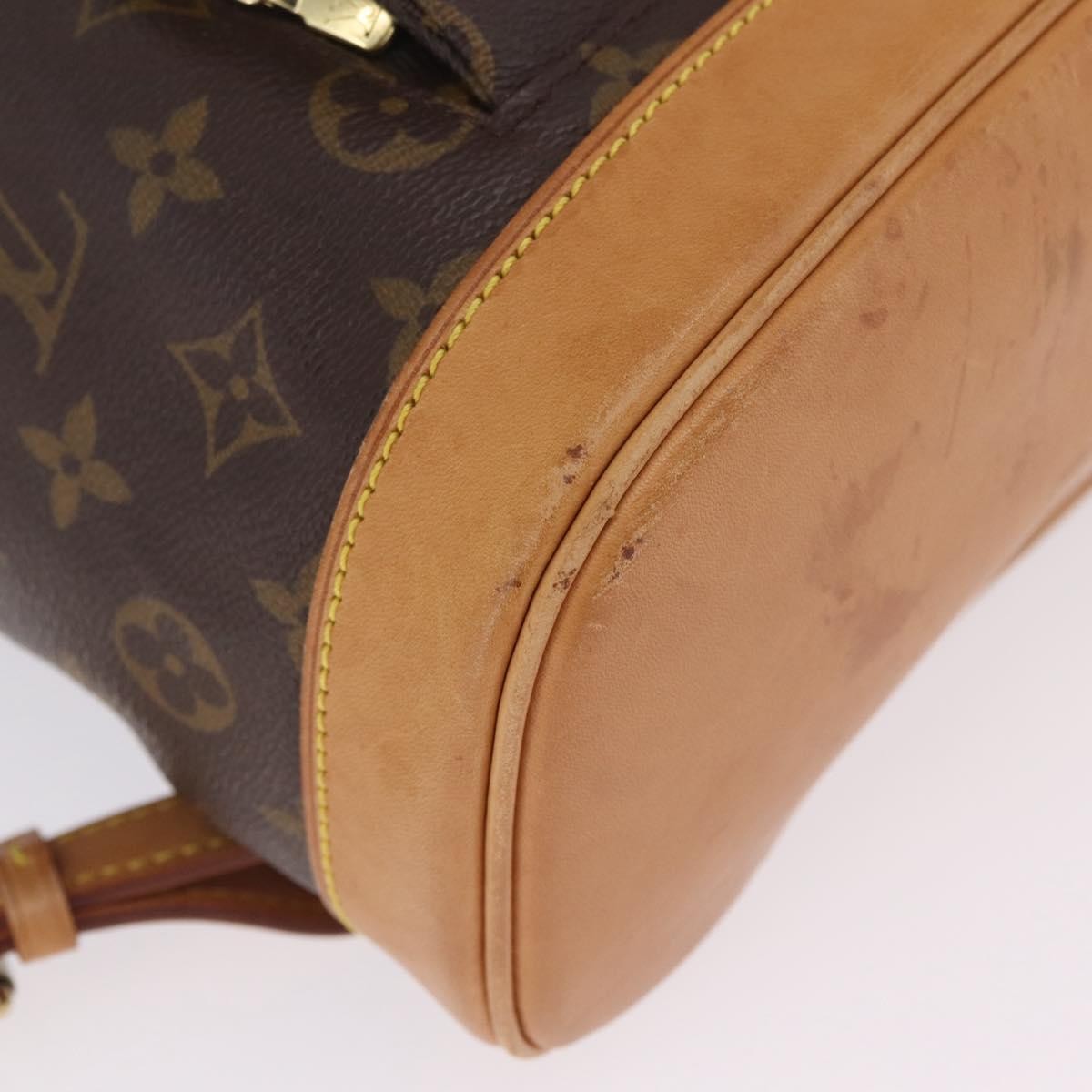 Louis Vuitton Vintage Montsouris Monogram Canvas Brown Canvas Backpack Bag (Pre-Owned)