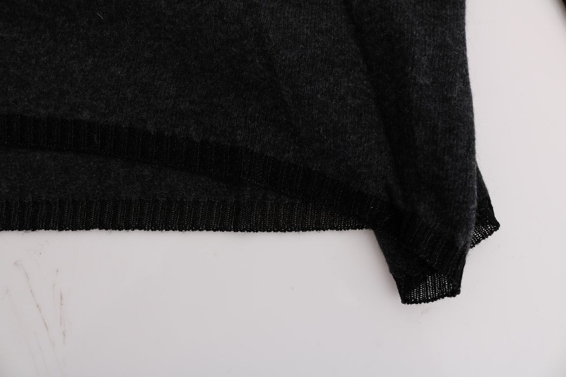Costume National Gray Viscose Knitted Women's Sweater