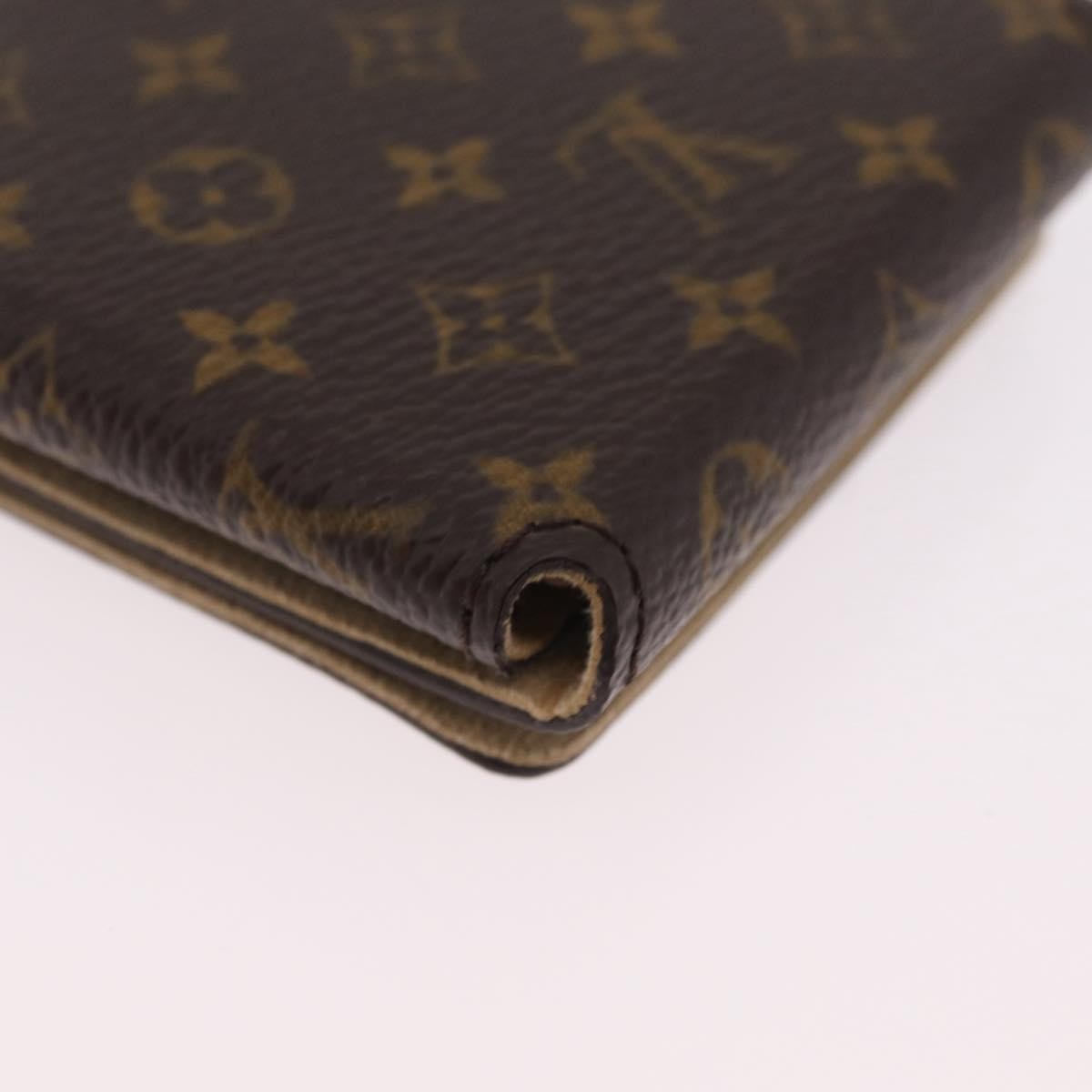 Louis Vuitton Folding Jewelry Case Monogram Canvas Brown Canvas Toiletry Case Accessory (Pre-Owned)