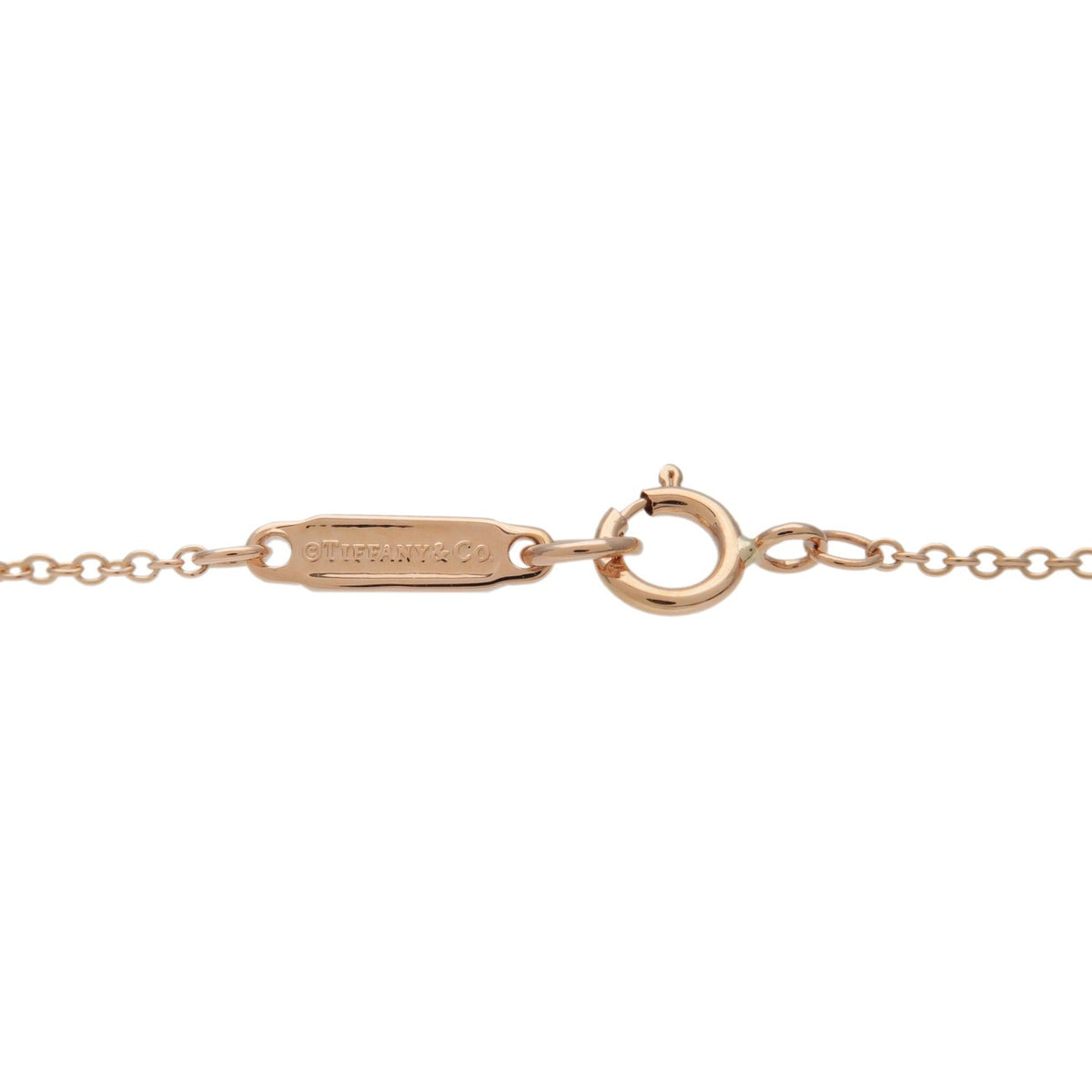 Tiffany & Co. 1837 Circle Pendant 18K Rose Gold With Diamond Gold Rose_Gold Necklace Jewelry (Pre-Owned)