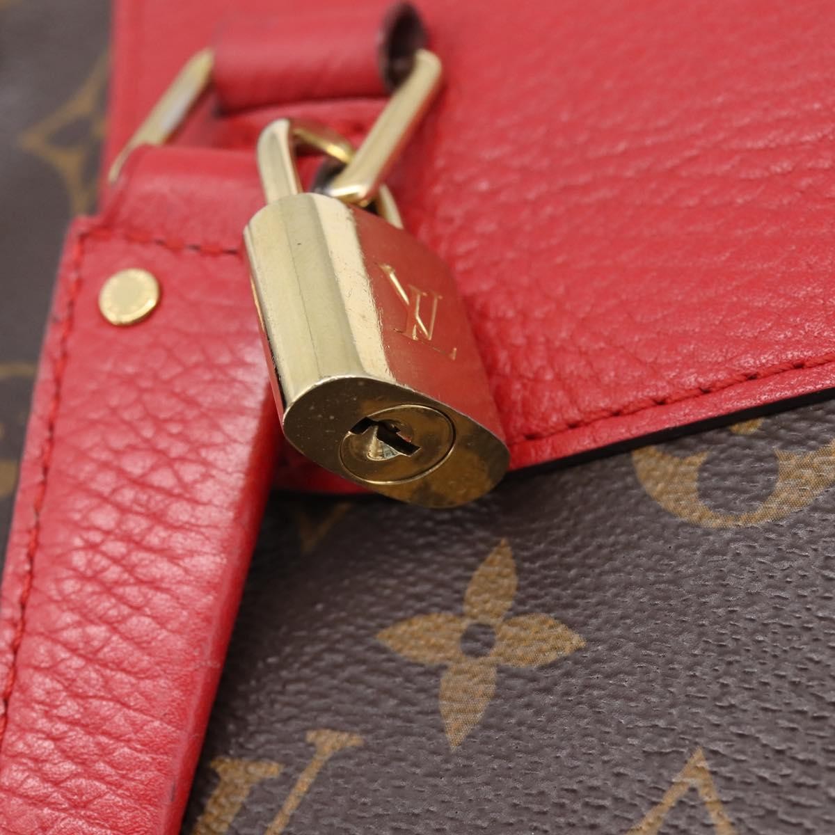 Louis Vuitton Estrela Nm Monogram Canvas With Leather Brown Canvas Handbag (Pre-Owned)