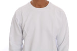 Daniele Alessandrini Elegant White Crewneck Cotton Men's Sweater