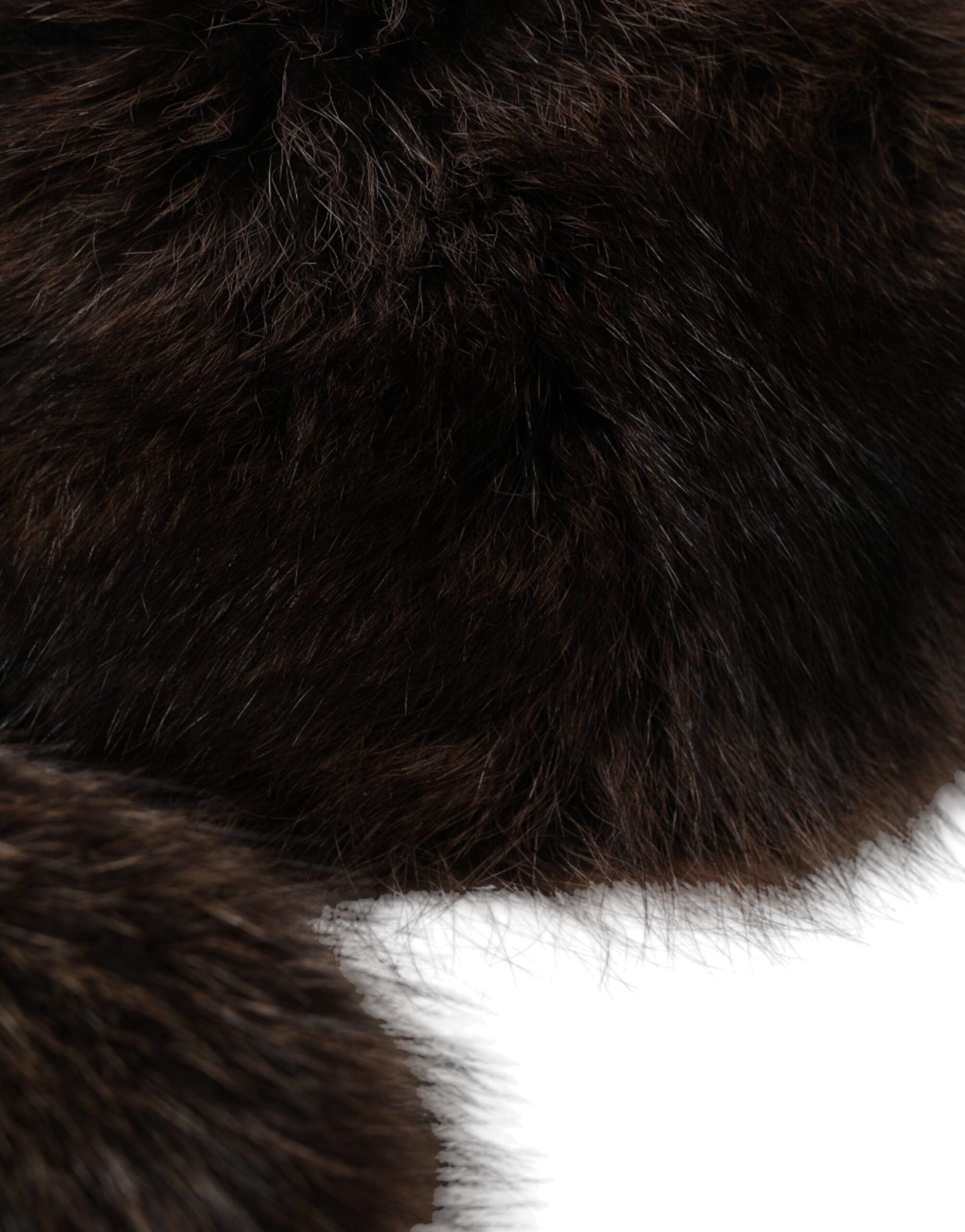 Dolce & Gabbana Women Brown Raccoon Fur Bucket Women's Hat