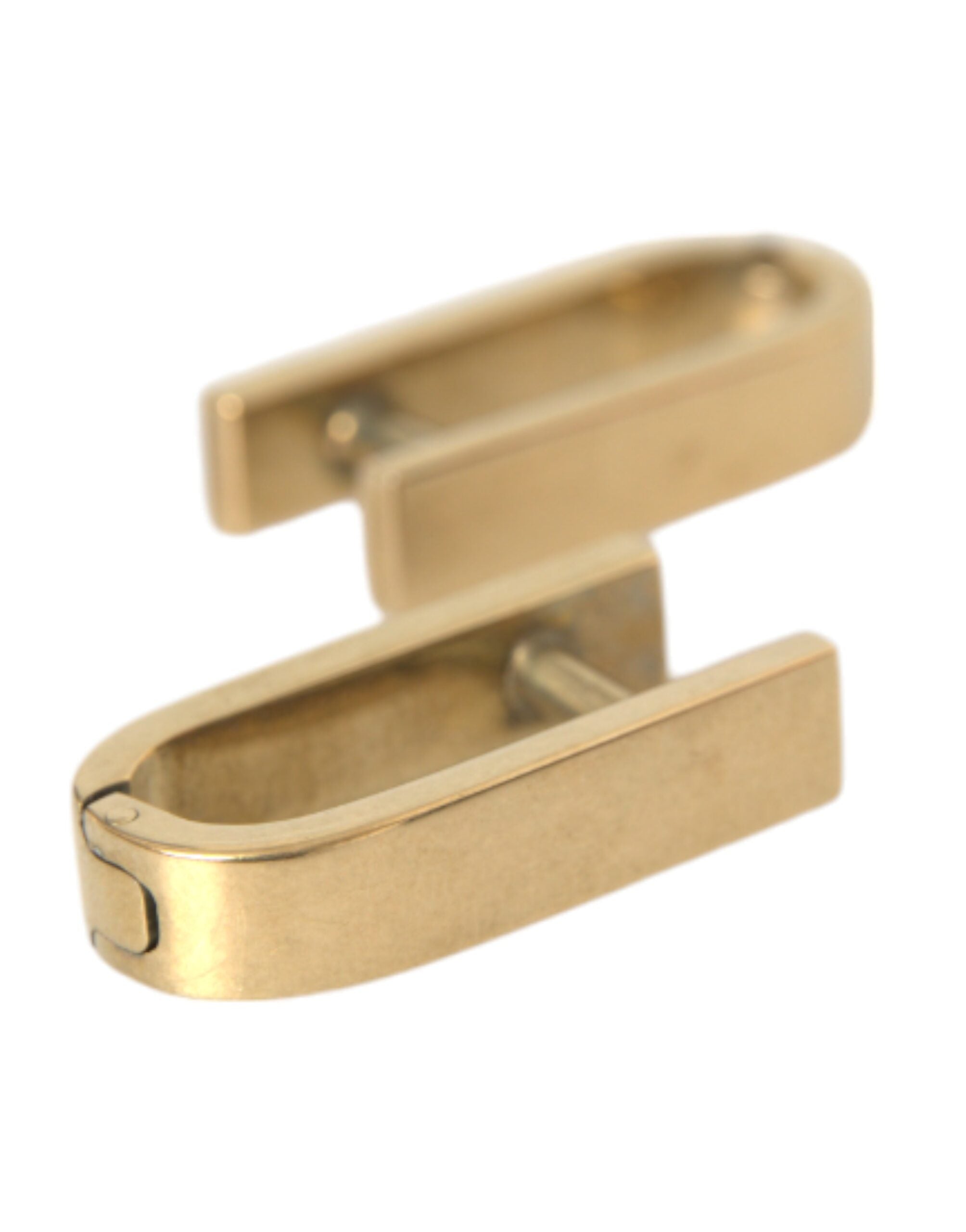 Dolce & Gabbana Gold Plated Metal Brass Pin Men Men's Cufflinks