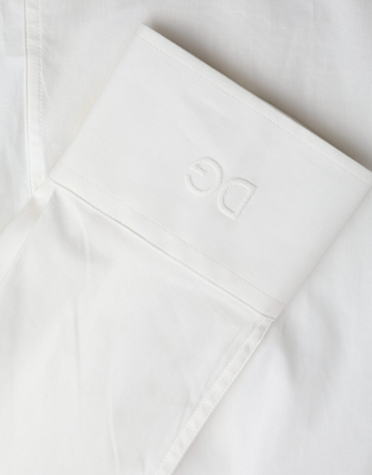 Dolce & Gabbana White Cotton Dress Slim Fit GOLD Men's Shirt