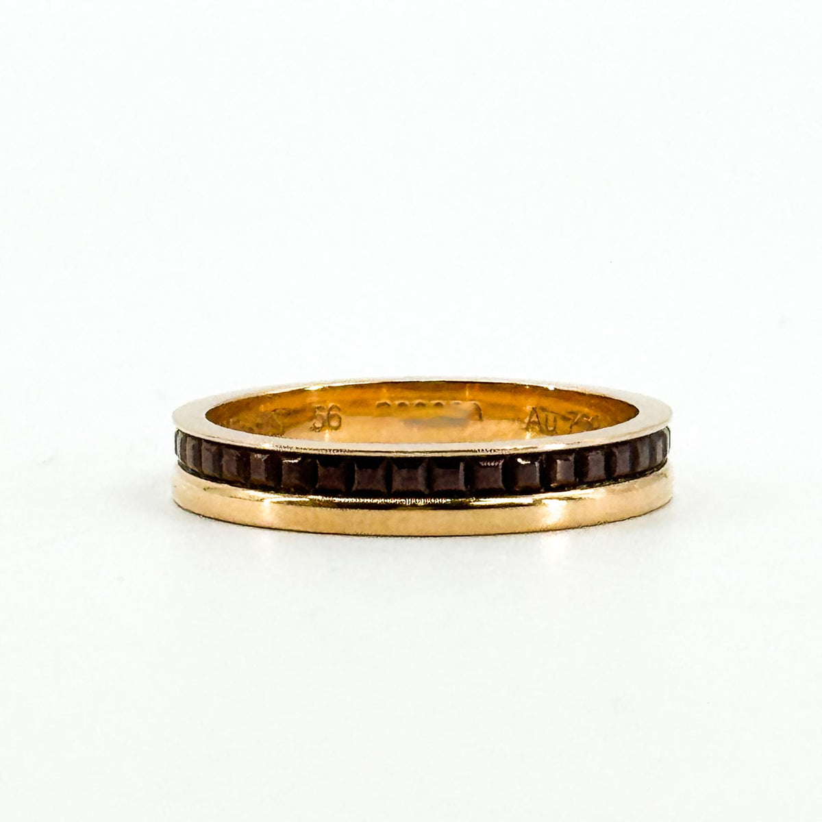 Boucheron Quatre 18K Pink Gold Gold Yellow_Gold Ring Jewelry (Pre-Owned)
