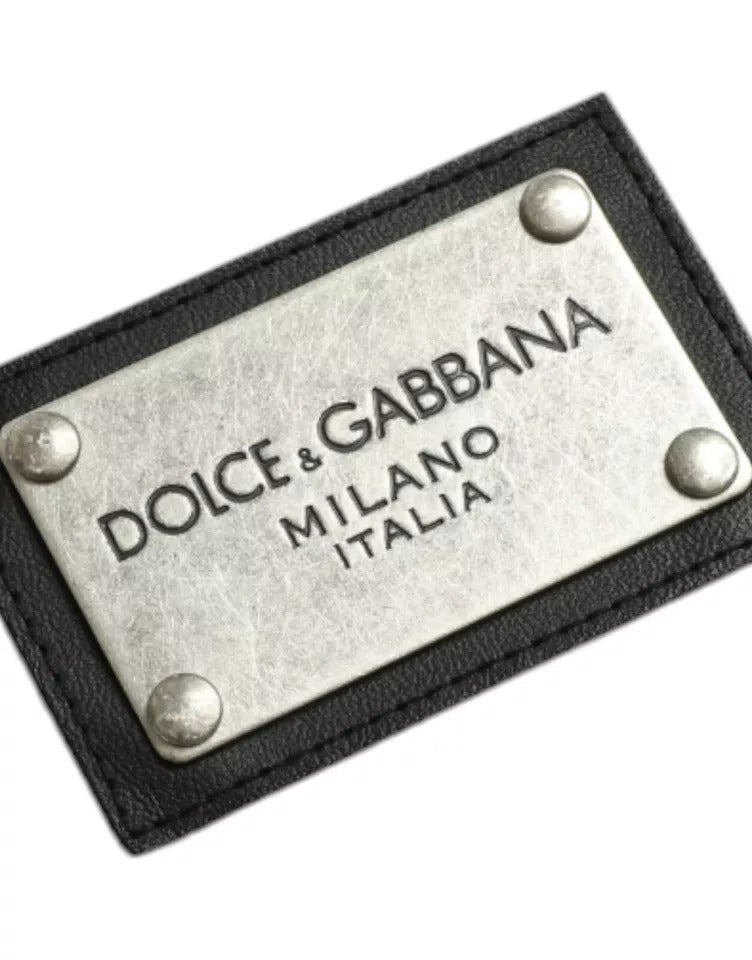 Dolce & Gabbana White Cotton Logo Pullover Sweatshirt Men's Sweater (Pre-Owned)