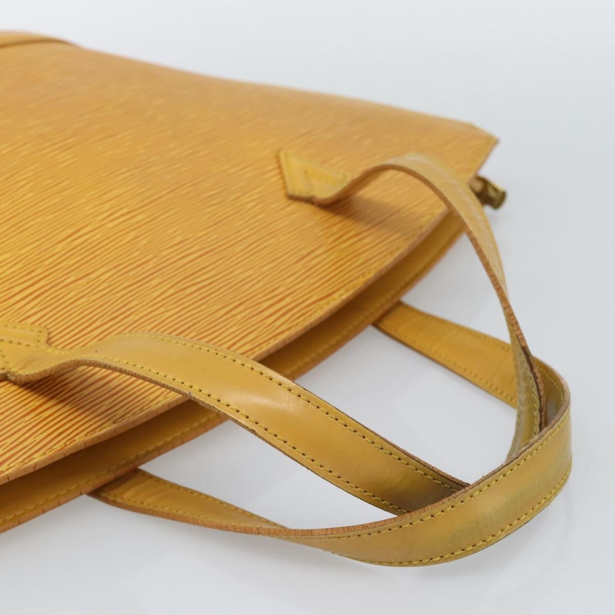 Louis Vuitton Saint Jacques Epi Leather Yellow Leather Handbag (Pre-Owned)