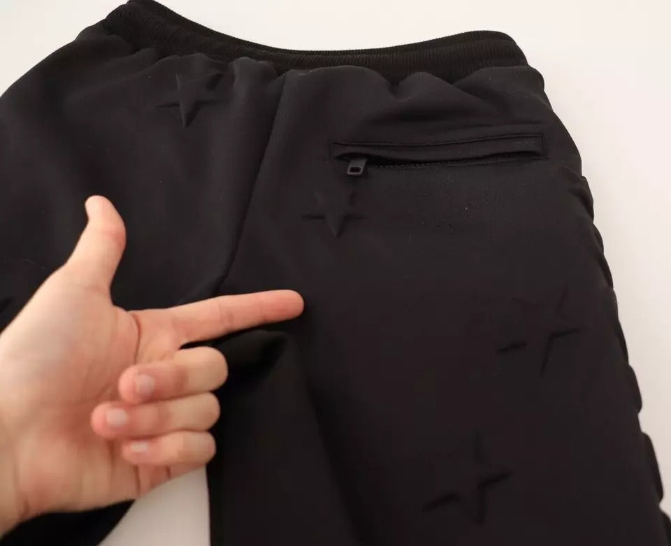 Dolce & Gabbana Black Jogger Women Polyester Women's Pants (Pre-Owned)