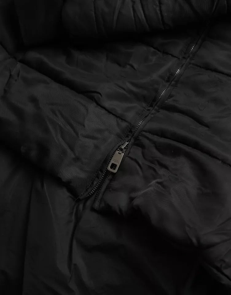 Dolce & Gabbana Black Nylon Hooded Parka Coat Winter Men's Jacket (Pre-Owned)