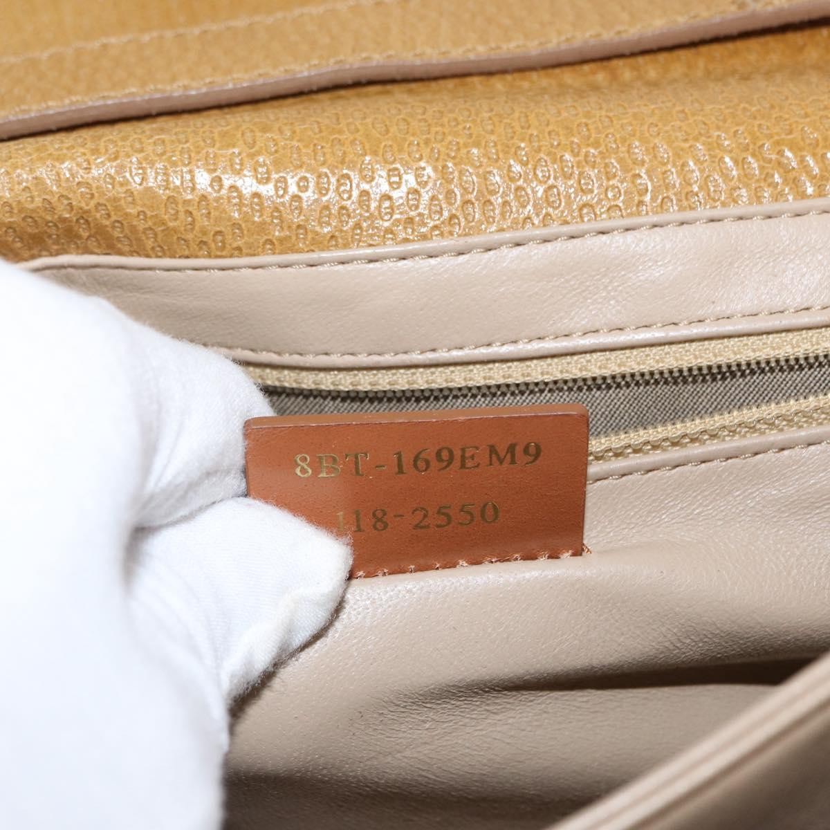 Fendi Classico No. 1 Zucca Canvas Brown Leather Handbag (Pre-Owned)