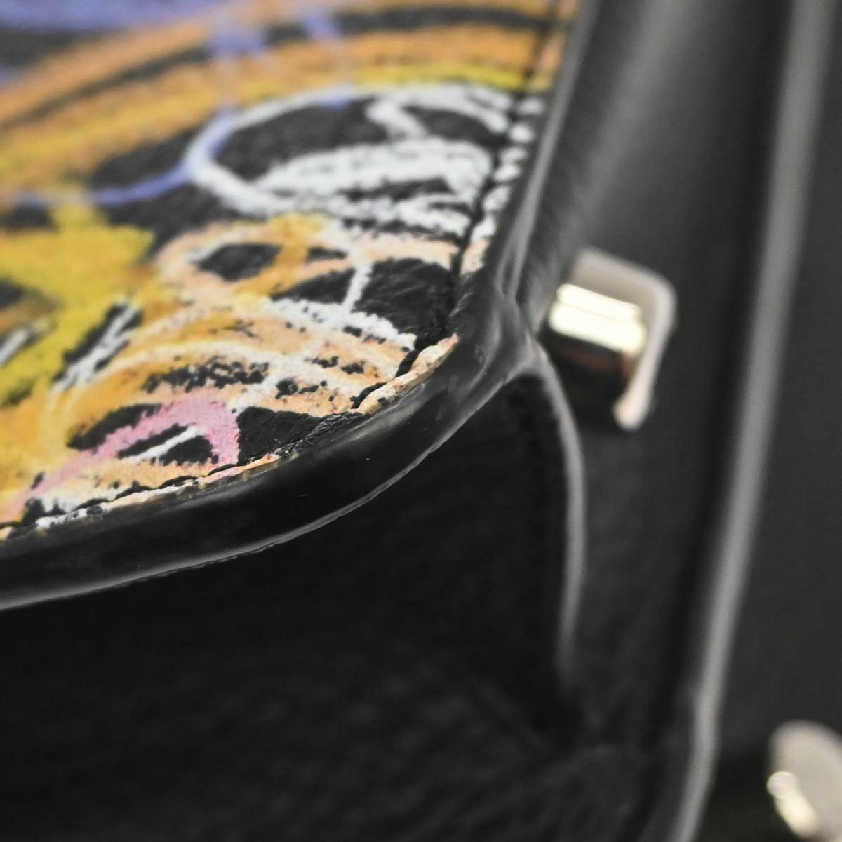 Fendi Peekaboo Iseeu Printed Leather Multicolour Leather Handbag (Pre-Owned)
