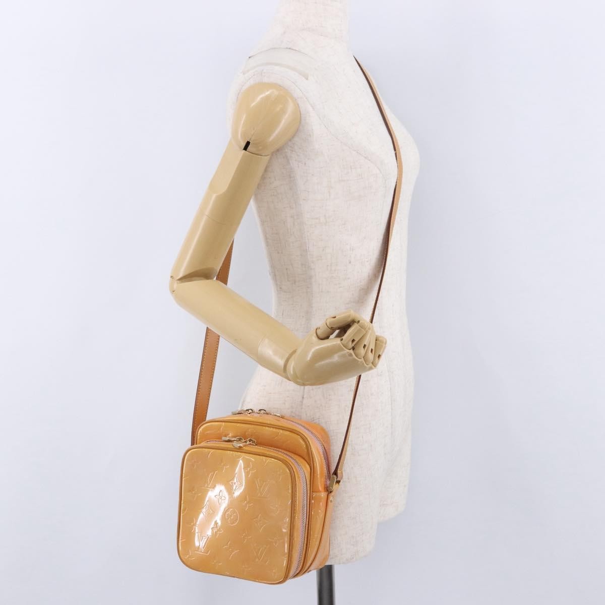 Louis Vuitton Wooster Monogram Vernis Yellow Patent_Leather Shoulder Bag Bag (Pre-Owned)