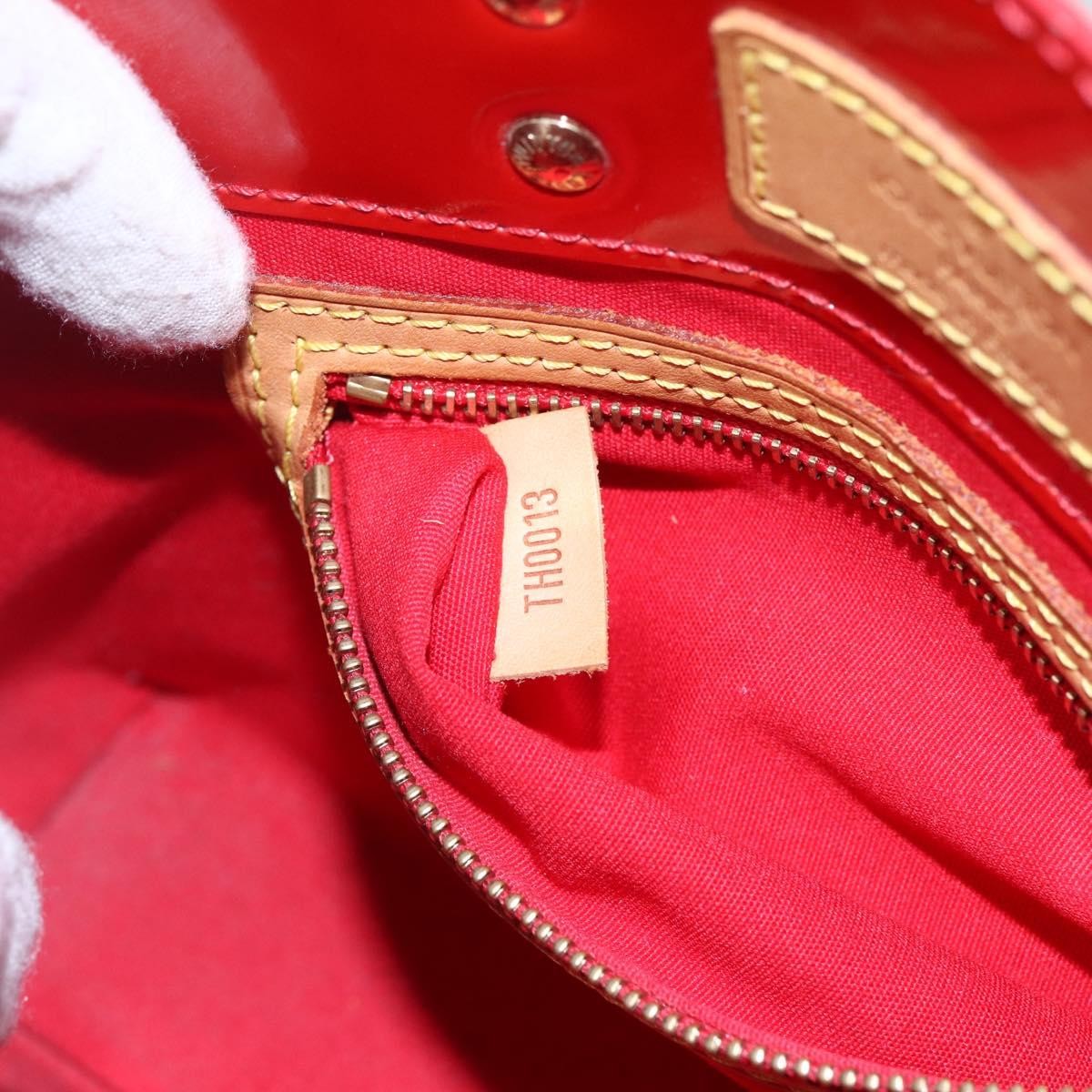 Louis Vuitton Reade Monogram Vernis Red Patent_Leather Handbag (Pre-Owned)