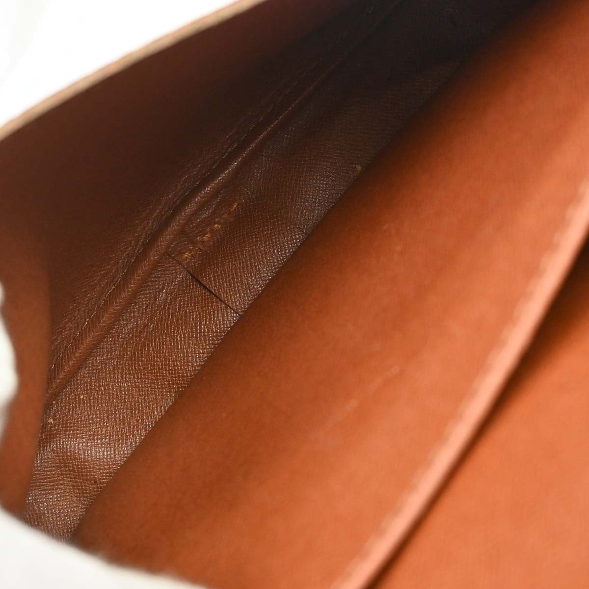 Louis Vuitton Cartouchiere Monogram Canvas Brown Canvas Handbag (Pre-Owned)