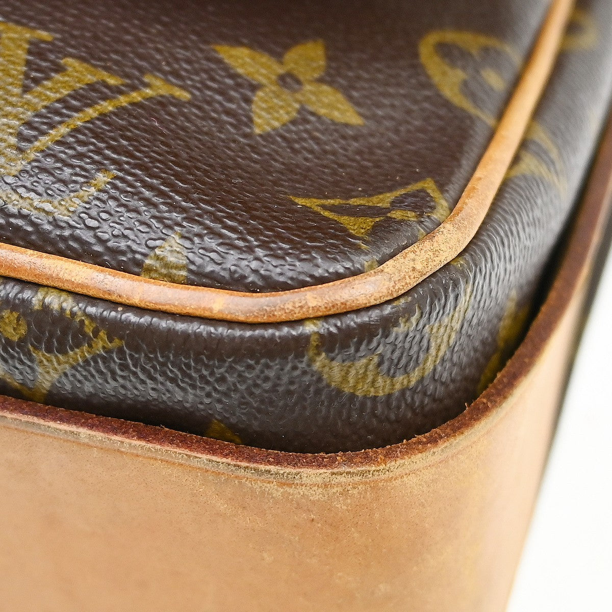 Louis Vuitton Cartouchiere Monogram Canvas Brown Canvas Handbag (Pre-Owned)