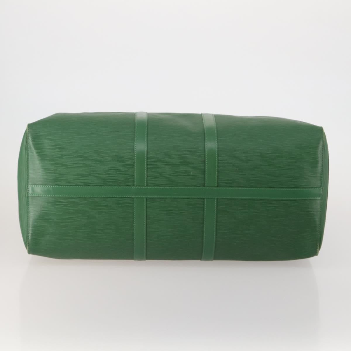 Louis Vuitton Keepall Bag Epi Leather Green Leather Travel Bag Bag (Pre-Owned)