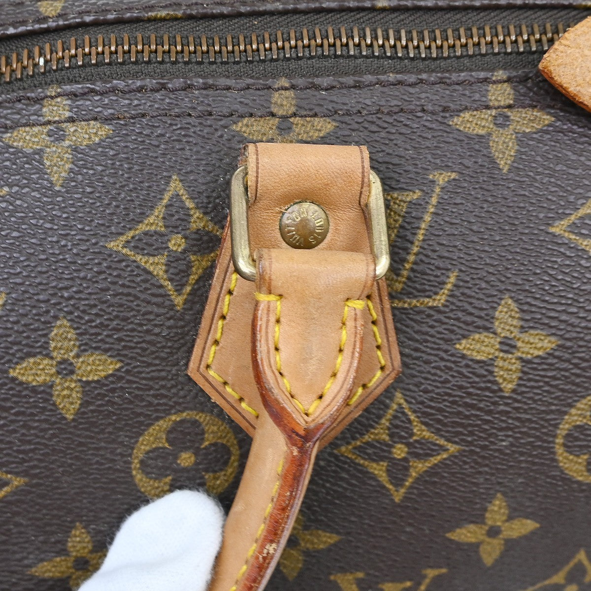 Louis Vuitton Speedy Monogram Canvas Brown Canvas Handbag (Pre-Owned)