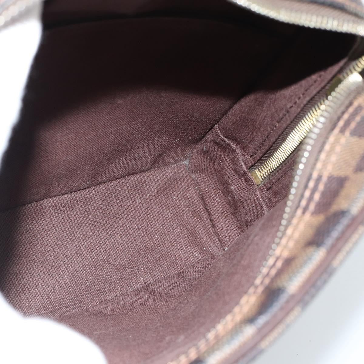 Louis Vuitton Olav Damier Ebene Brown Canvas Shoulder Bag Bag (Pre-Owned)