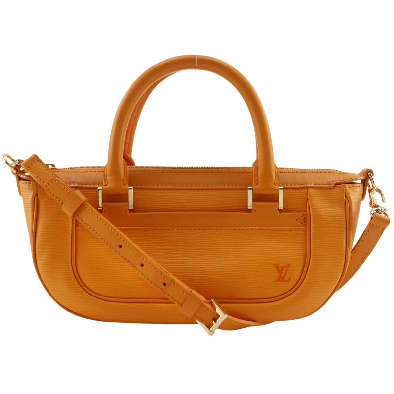 Louis Vuitton Dhanura Epi Leather Orange Leather Handbag (Pre-Owned)