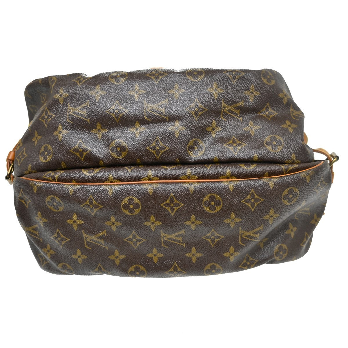 Louis Vuitton Saumur Monogram Canvas Brown Canvas Shoulder Bag Bag (Pre-Owned)