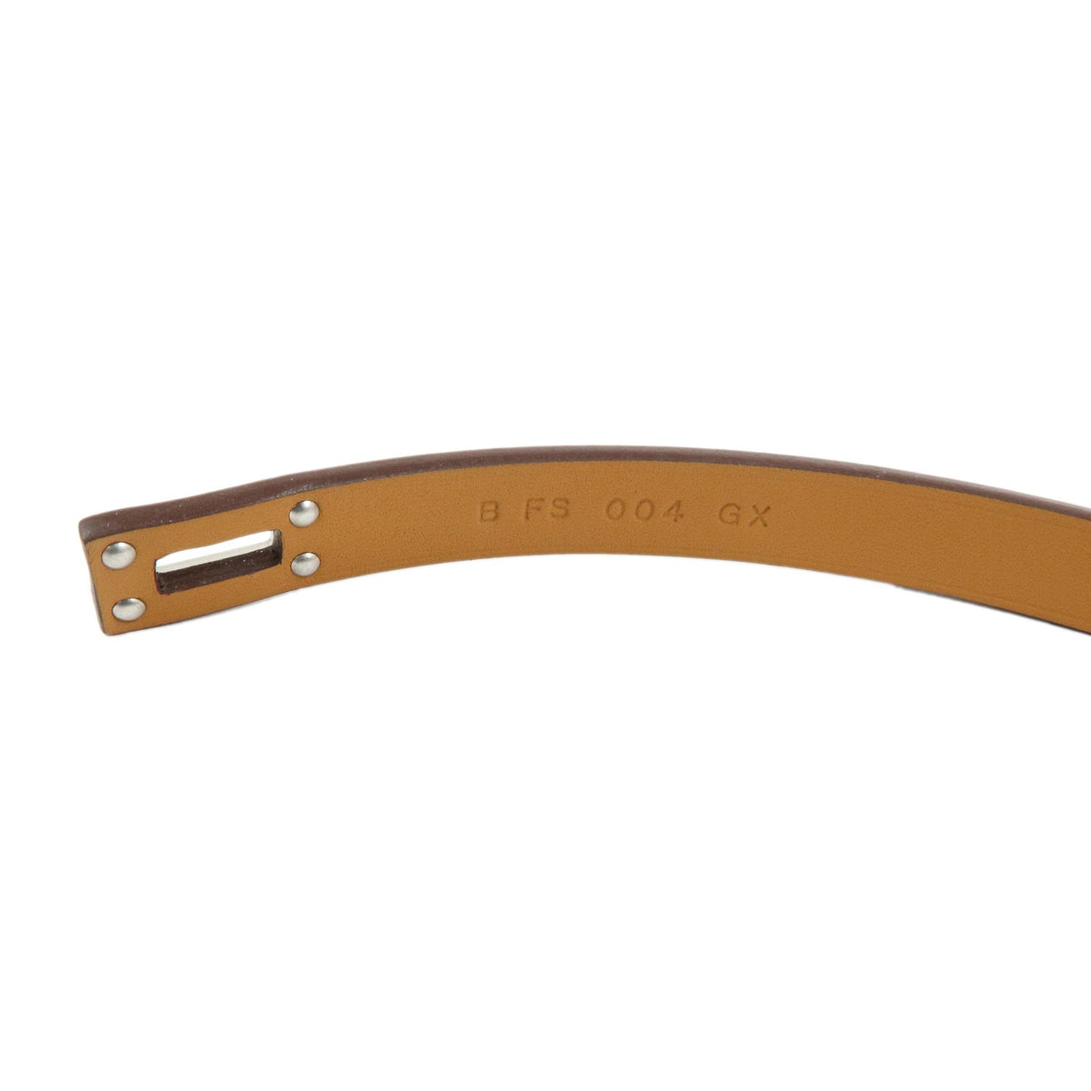 Hermes Kelly Double Tour Leather Greige Leather Bracelet Jewelry (Pre-Owned)