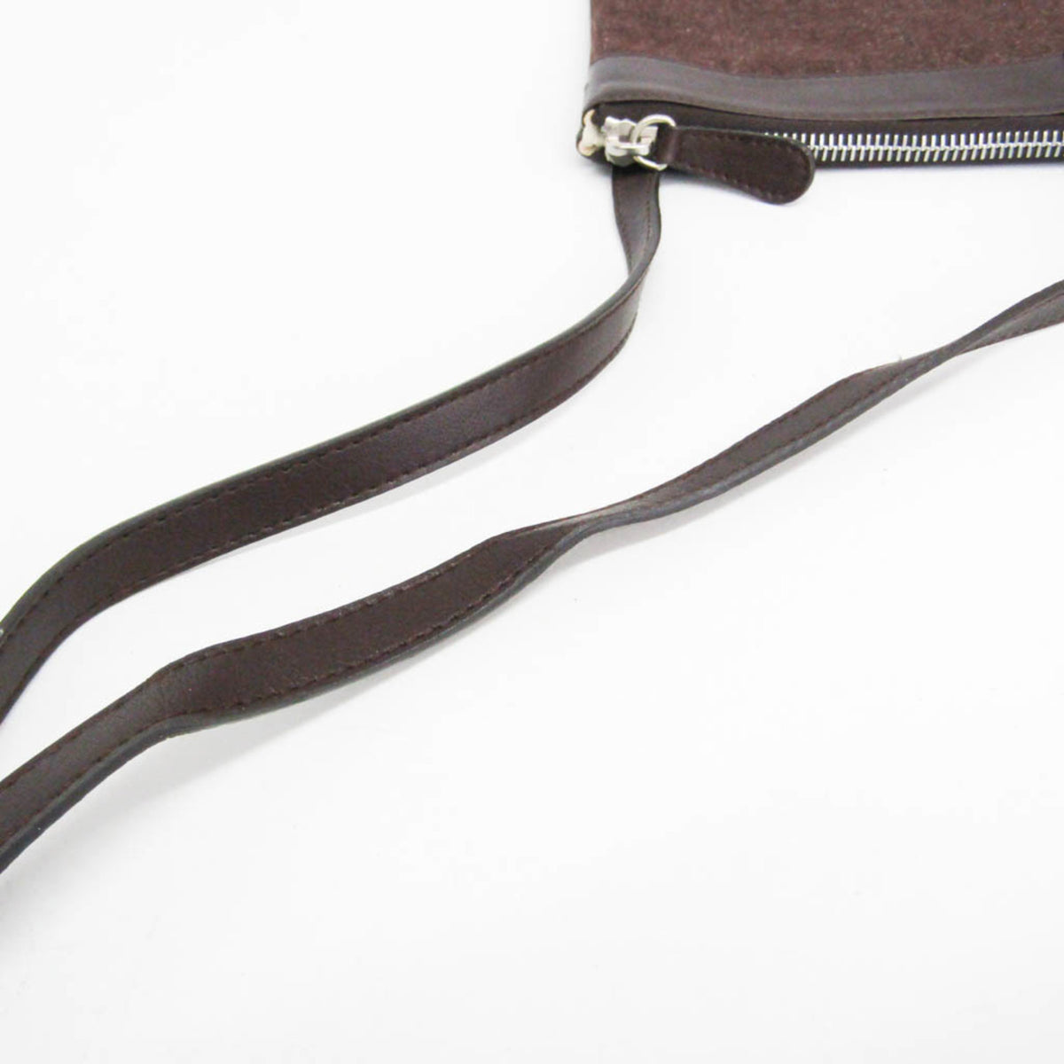 Bvlgari Logomania Canvas With Leather Brown Denim_Jeans Shoulder Bag Bag (Pre-Owned)