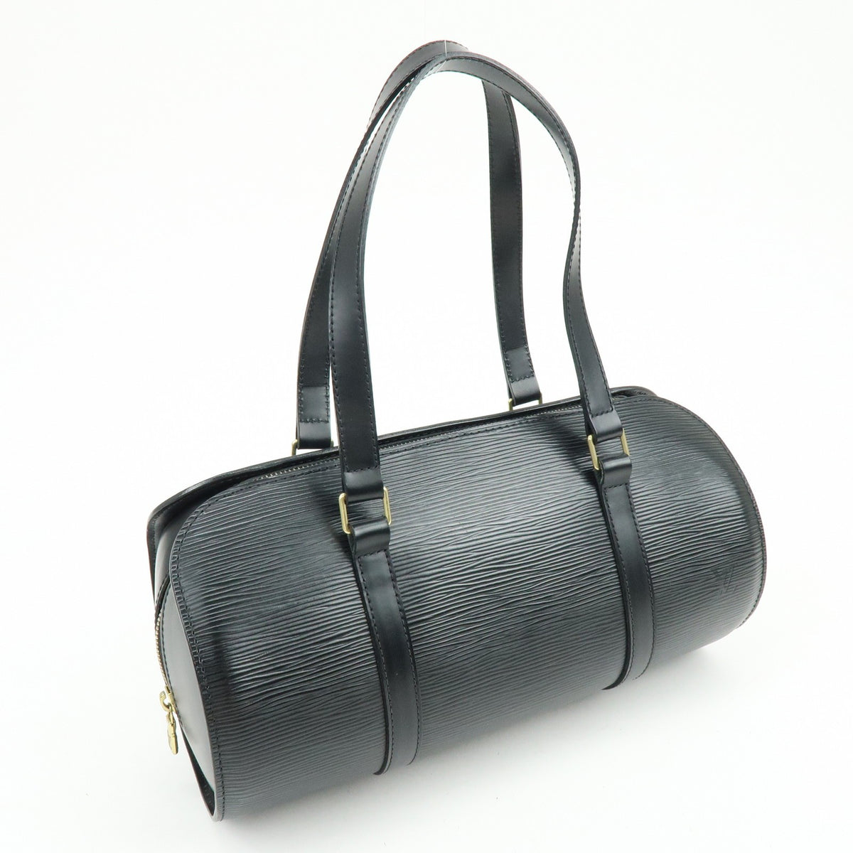 Louis Vuitton Soufflot Epi Leather Black Leather Tote Bag Bag (Pre-Owned)